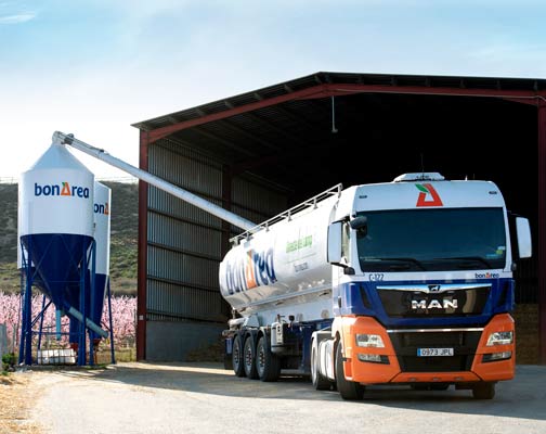 imatge camion pinsos bonÀrea agro